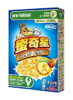 雀巢高钙蛋奶星星麦片300g×1盒