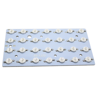 led大功率灯珠灯板UV紫外365 395 420 450nm激光固化烤屏紫光灯芯