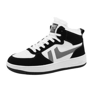 大码男鞋45春季2026新款46男士板鞋47鞋子男款高帮鞋38潮鞋休闲鞋