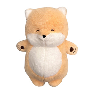 躺平柴犬玩偶可爱治愈狗狗毛绒玩具睡觉抱枕小狗公仔生日礼物女生