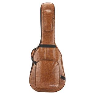 加厚电吉他包双肩背电贝司包贝斯套琴套PU油皮民谣吉他包加厚琴包