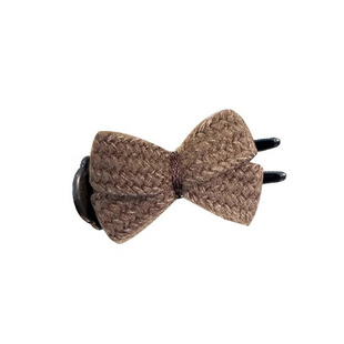 安可拉红针织毛线发夹蝴蝶结头饰女后脑勺盘发神器丸子头抓夹发卡