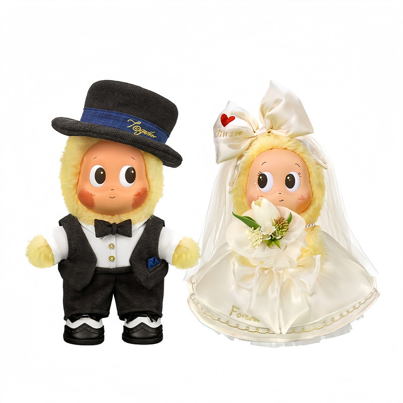 POPMART泡泡玛特星星人怦然星动系列搪胶毛绒公仔礼盒周边礼物