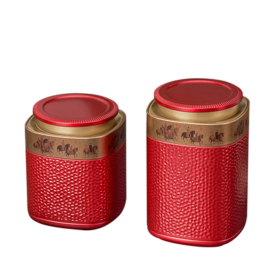 新款二两半斤装茶叶罐铁罐红茶绿茶岩茶泡袋通用茶叶包装盒现货