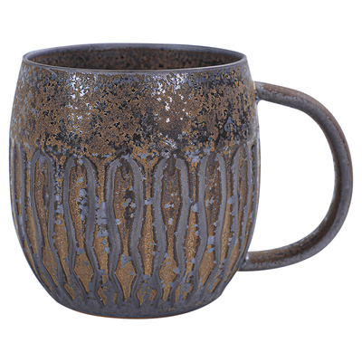 聆器粗陶复古大容量水杯马克杯