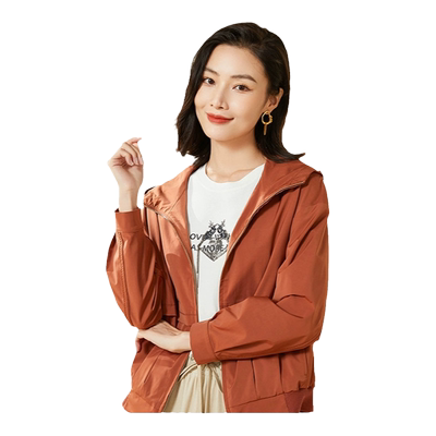乔万尼时尚新款外套女春装港风小个子收腰减龄风衣短外套EF3B833