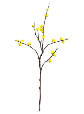 客厅仿真腊梅禅意干花花艺插花