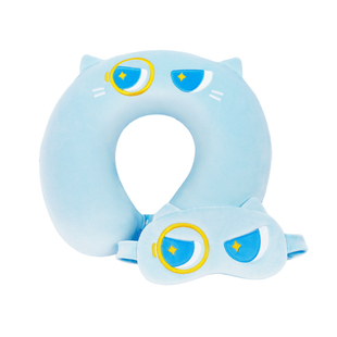 蒲熠星同款LOGICAT颈枕眼罩旅行套装记忆棉慢回弹U型枕午睡眼罩