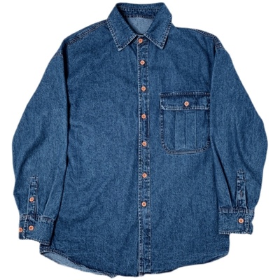 牛仔衬衫男设计感小众春秋潮ins