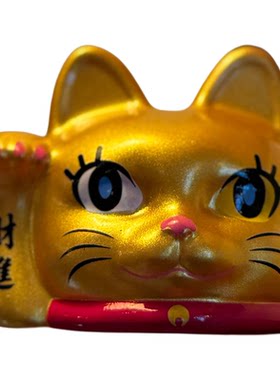 光之半身可爱招财猫夜灯公仔