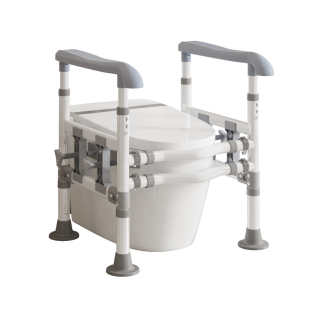 马桶扶手老人安全助力架子卫生间扶手栏杆厕所坐便辅助起身器家用