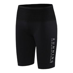 男女环式腰包压缩跑步马拉松专业速干篮球训练运动健身紧身五分裤