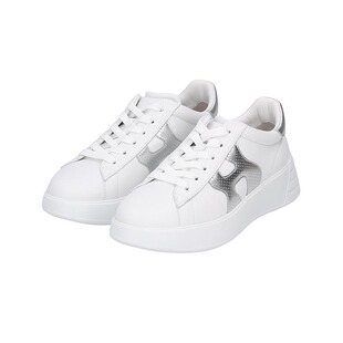 HOGAN 女士厚底系带运动休闲鞋小白鞋跟高5cm HXW5620DN6PNCS