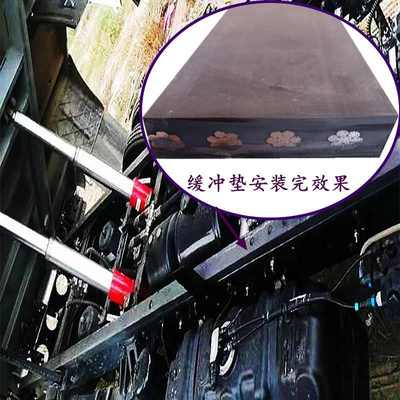 枕木垫木垫带块条货车大梁橡胶钢丝车厢缓冲减震耐压耐磨汽车翻斗