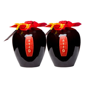 黄酒 山西代县黄酒 吟福雁淳黑坛5斤两坛半甜黍米老酒 特产非绍兴