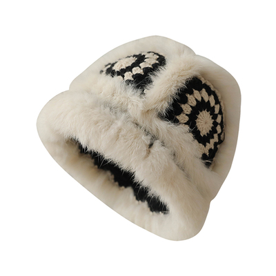 胡茬叔叔醒狮帽冬渔夫帽手工编织