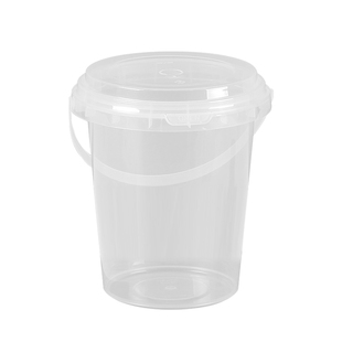 冰粉专用碗水果捞打包盒手提奶茶桶白凉粉盒子一次性冰汤圆杯商用