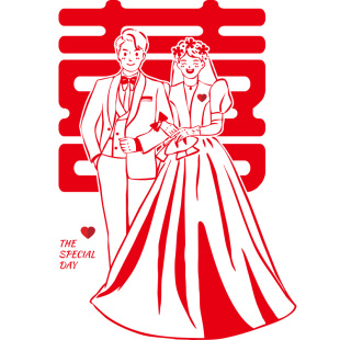 创意结婚喜字静电贴纸婚房布置女方陪嫁玻璃窗户喜帖婚礼用品窗花