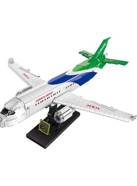 大型C919国产客机积木拼装玩具