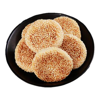 中冠麻饼四川特产酥脆芝麻饼350g