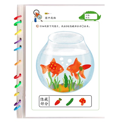 图中寻找物品幼儿专注力启蒙玩具