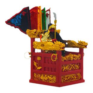 一尊关公神像摆件武财神迷你车载创意关羽神明车内装饰挂件保平安