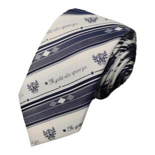 【颜沐溪】 第三防线 原创正品jK/dk制服校供蓝白领带学生男女款