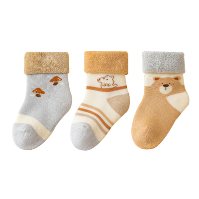 宝宝软糯毛圈袜！暖暖过秋冬！