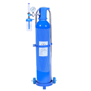 医用氧气瓶5/6/7/8L升家用便携小型高压罐钢瓶工业瓶救急旅游吸氧