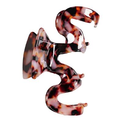 强抓力不扯头皮波浪形鲨鱼夹