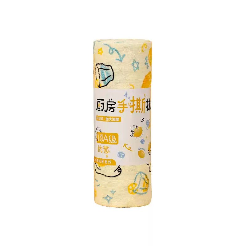 柠檬猫加厚干湿两用抗菌抹布