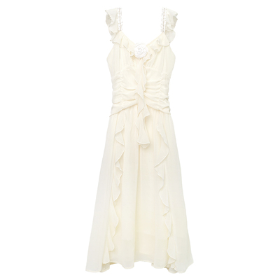 【黄圣依同款】Bronze Lucia 再见爱人4综艺明星同款连衣裙吊带裙