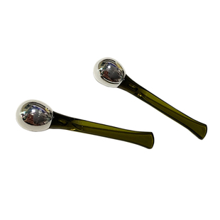 LA Mer同款眼霜棒表面纯银 滚珠眼霜棒涂抹按摩棒手动眼部仪器