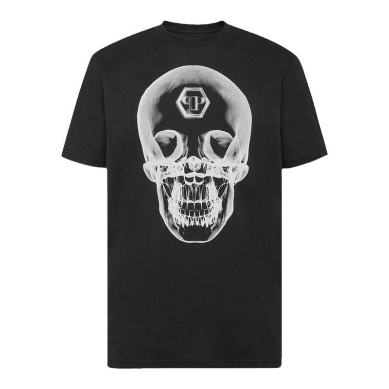 PHILIPP PLEIN 男士骷髅印花短袖圆领T恤
