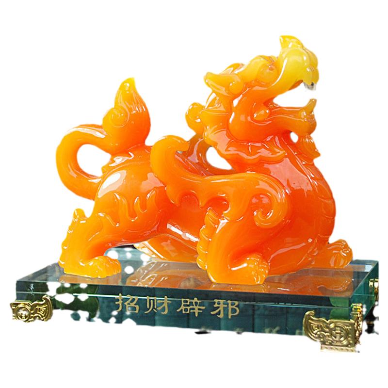 开业送礼旺财一对皮丘貔貅摆件