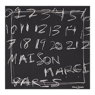 [早春新品]Maison Margiela马吉拉印花日常通勤休闲围巾丝巾方巾