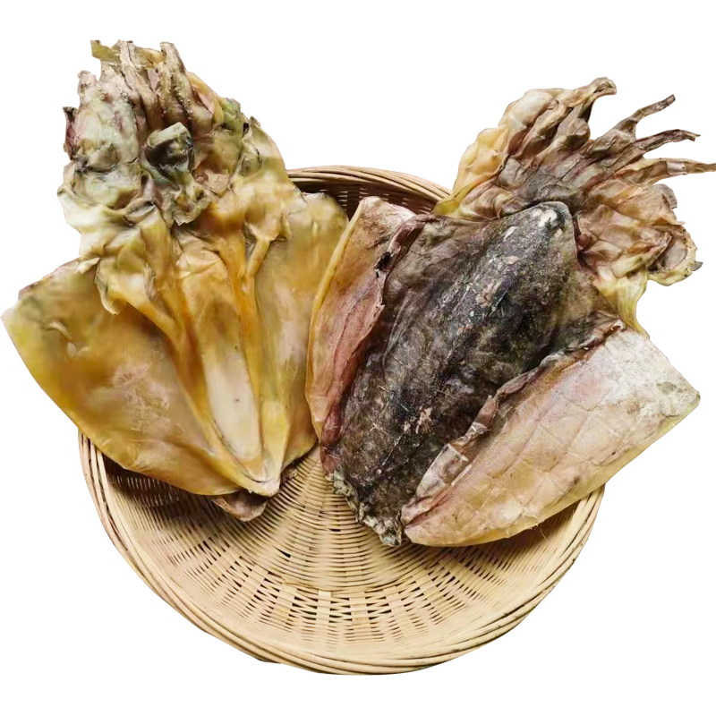 湛江特大墨鱼干渔民淡晒新鲜乌贼