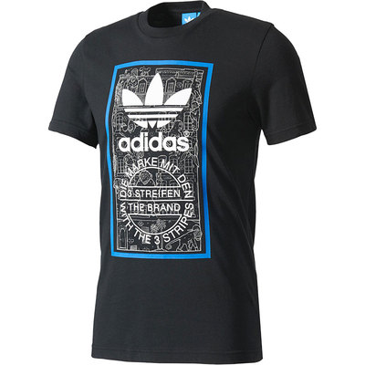 Adidas/阿迪达斯正品 三叶草夏季新款男子休闲运动T恤BP8986