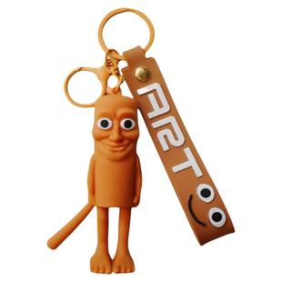 爆款美国山海经小挂件木棍人钥匙扣汽车钥匙链包包小挂饰keychain
