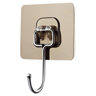 加大挂钩超强粘力墙上免打孔厨房宿舍重物粘钩墙壁承重墙面调料架