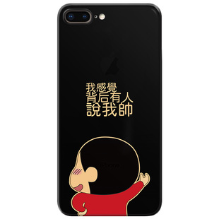 搞怪情侣适用iPhone8plus苹果X手机壳6s可爱7耐脏XR蜡笔小新xsmax卡通5se女款软1/2/3二三代