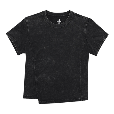 Converse匡威夏女圆领休闲简约修身全棉短袖T恤 WCH665-023