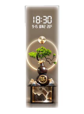 钟表挂钟客厅玄关装饰画2025年新