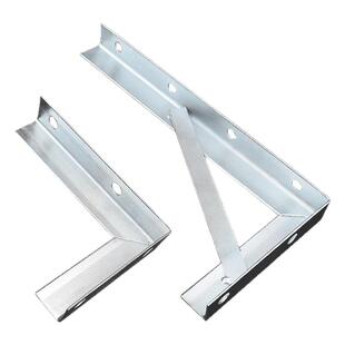 加厚角钢三角层板托置物架支撑承重镀锌管道固定支架壁架货架