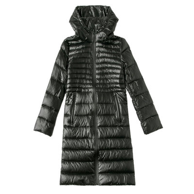 中长款轻薄羽绒服修身显瘦连帽