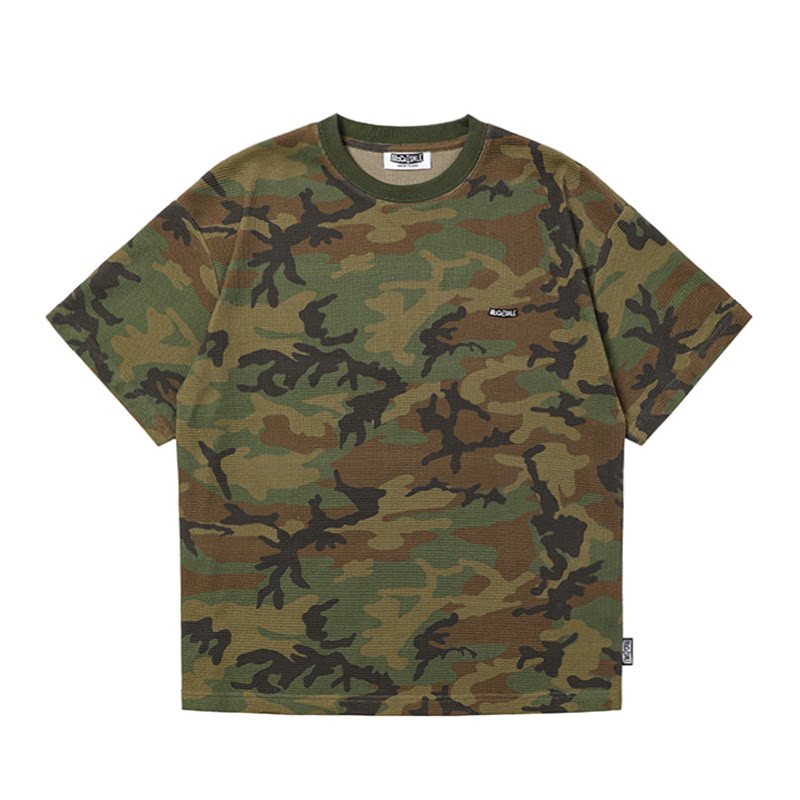 mocuishle（MCSL）定番华夫格短袖T恤 BASIC WAFFLE TEE