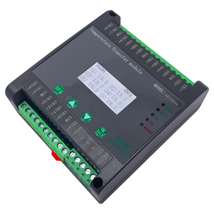 20路热电阻PT100温度变送器PT1000采集模块RS485通信隔离SEC3006