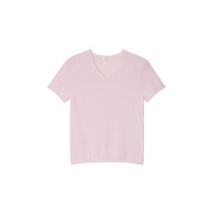 【新品】素然 ZUCZUG 4M36 26夏女士通勤气质圈圈纱V领短袖T恤