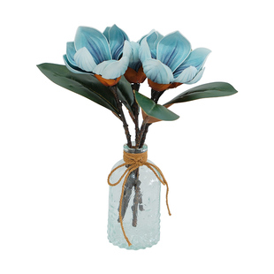 ins精致小花束车内饰品汽车车载摆件水杯架仿真花花瓶香薰摆件女