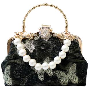 CANA&KANA小众设计高级感新中式国风洋气蝴蝶手提单肩斜挎包包女